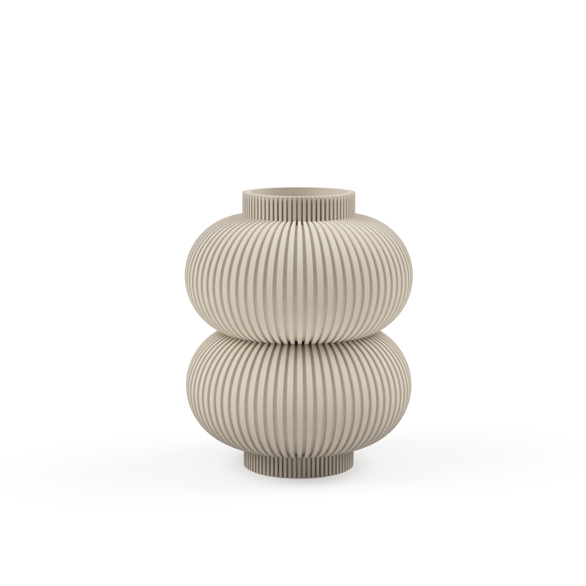 3D Druck Ribbed Vase