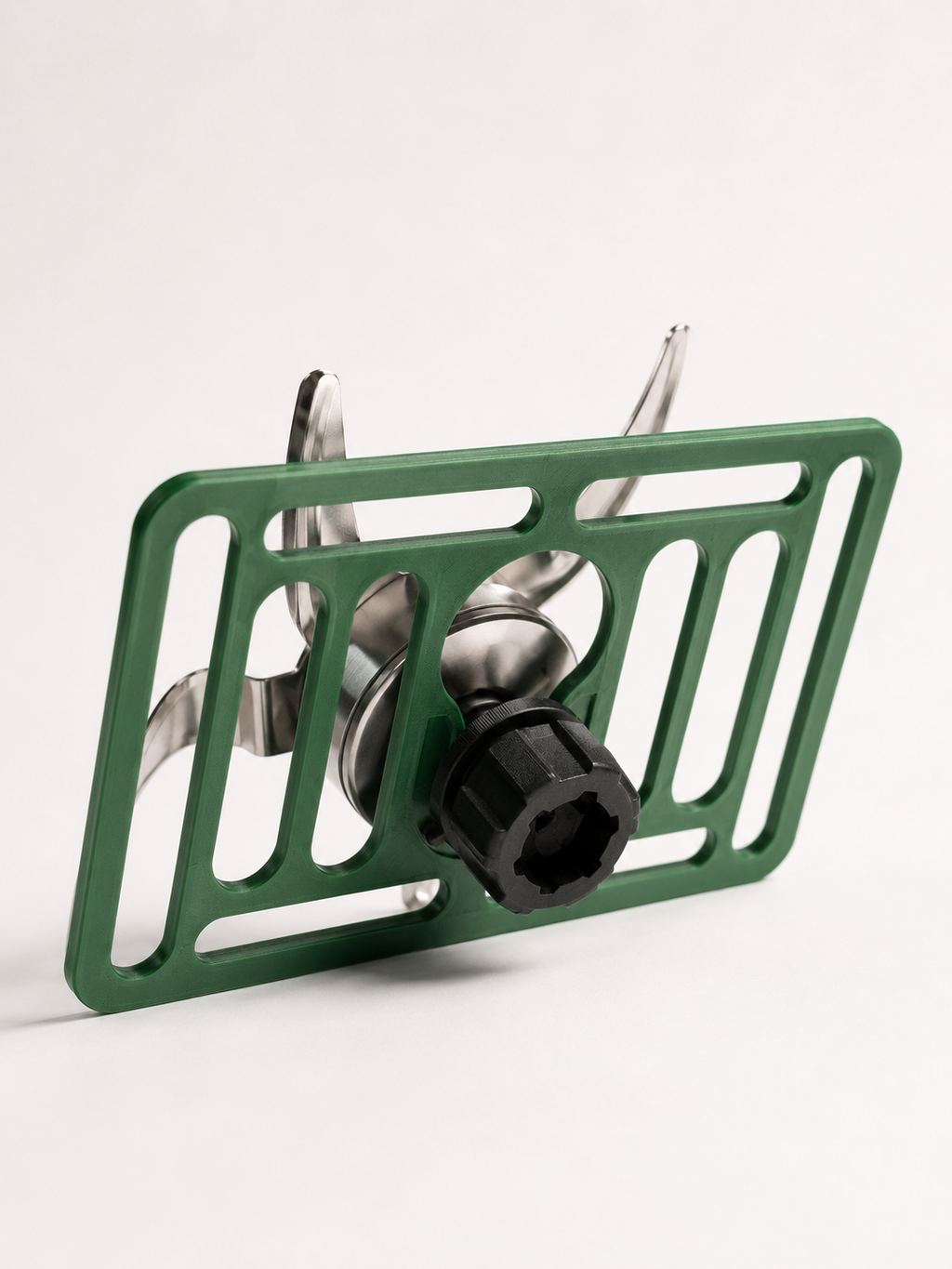 Spülmaschinenhalter passend für Thermomix® Messer grün von hinten