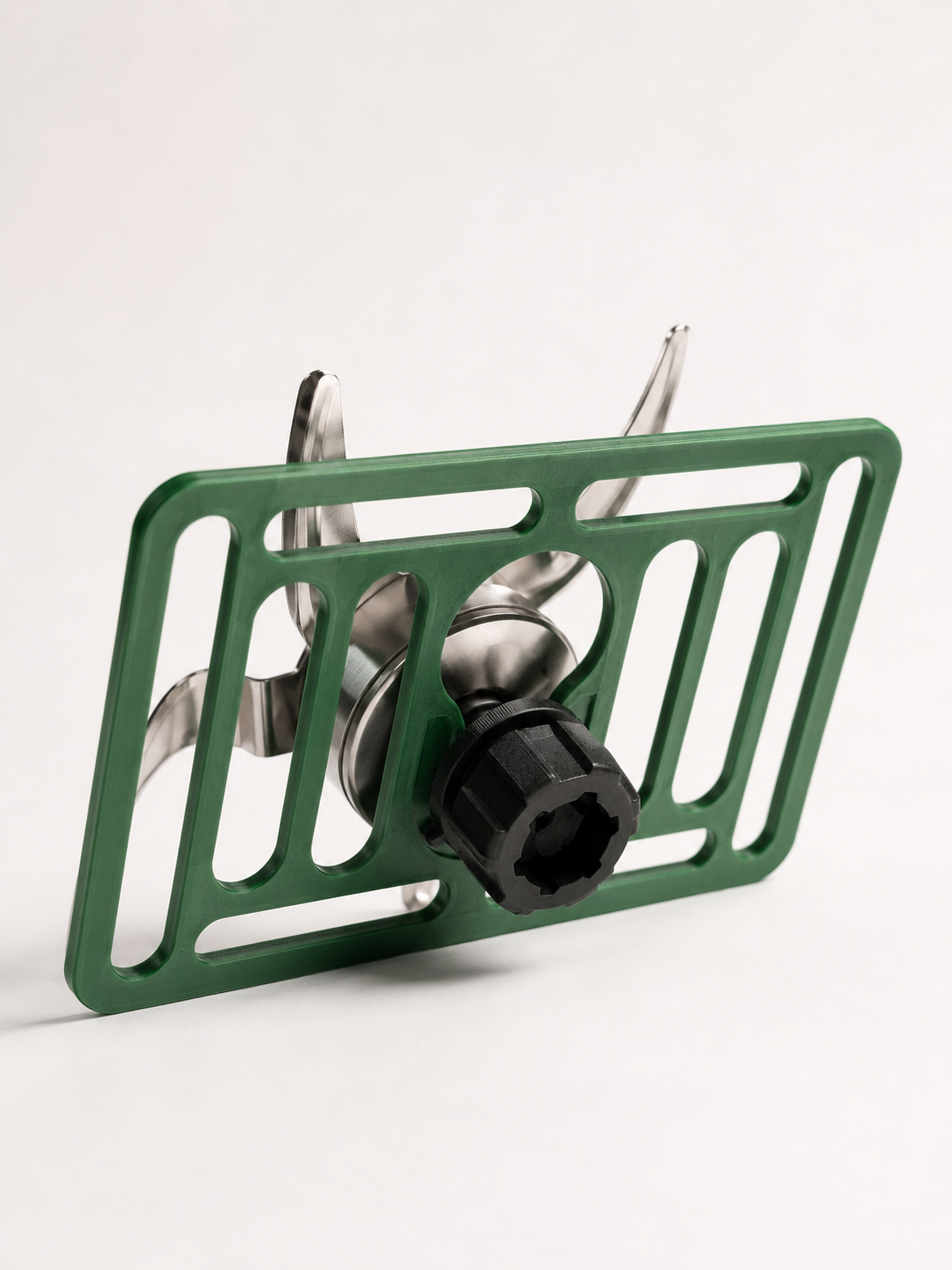 Spülmaschinenhalter passend für Thermomix® Messer grün von hinten